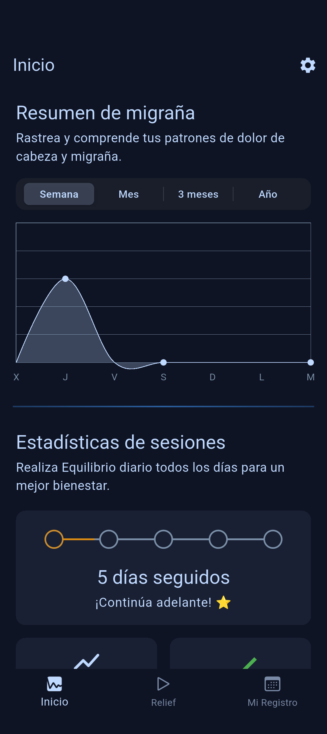Relief Ahead app screenshot 1