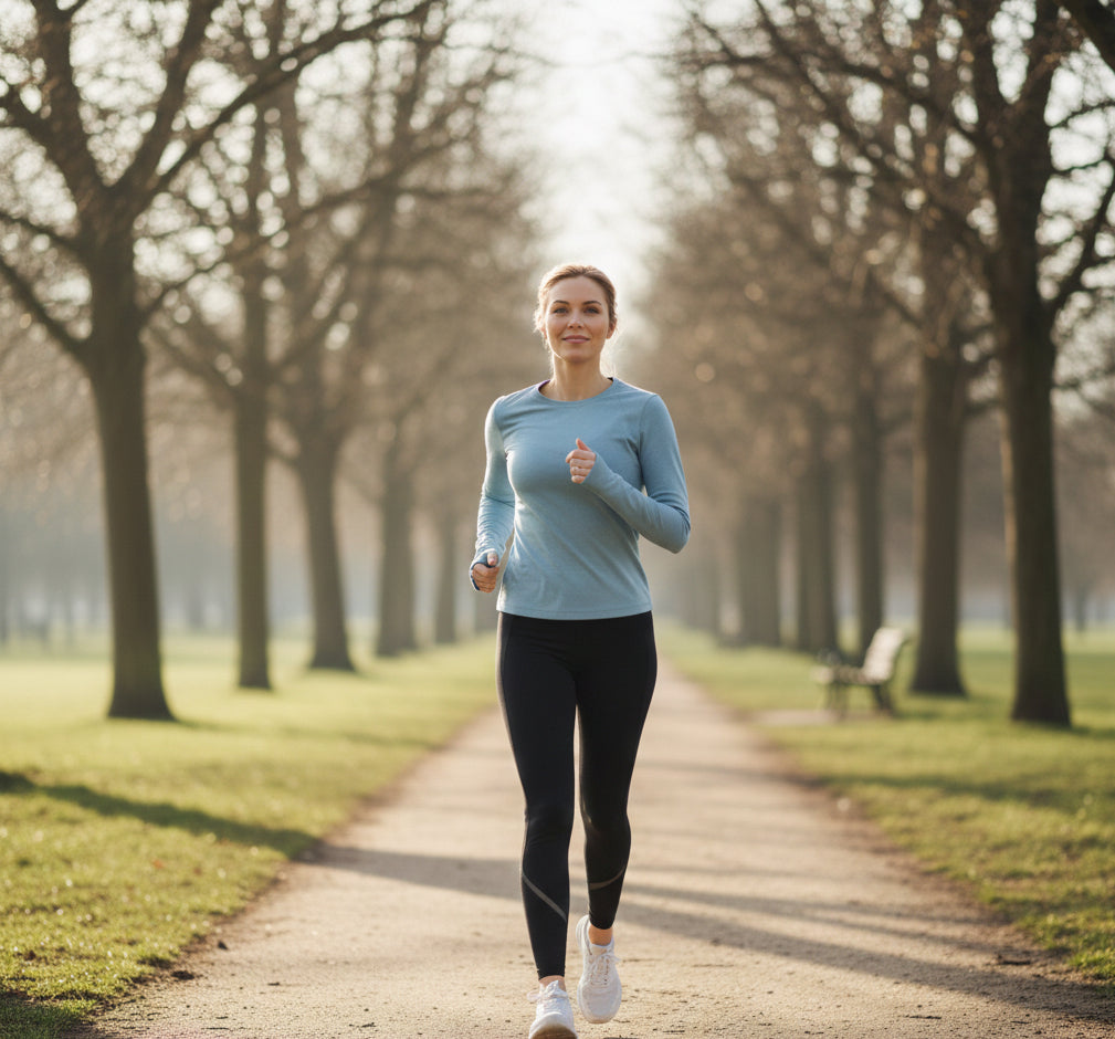 mujer que practicq running