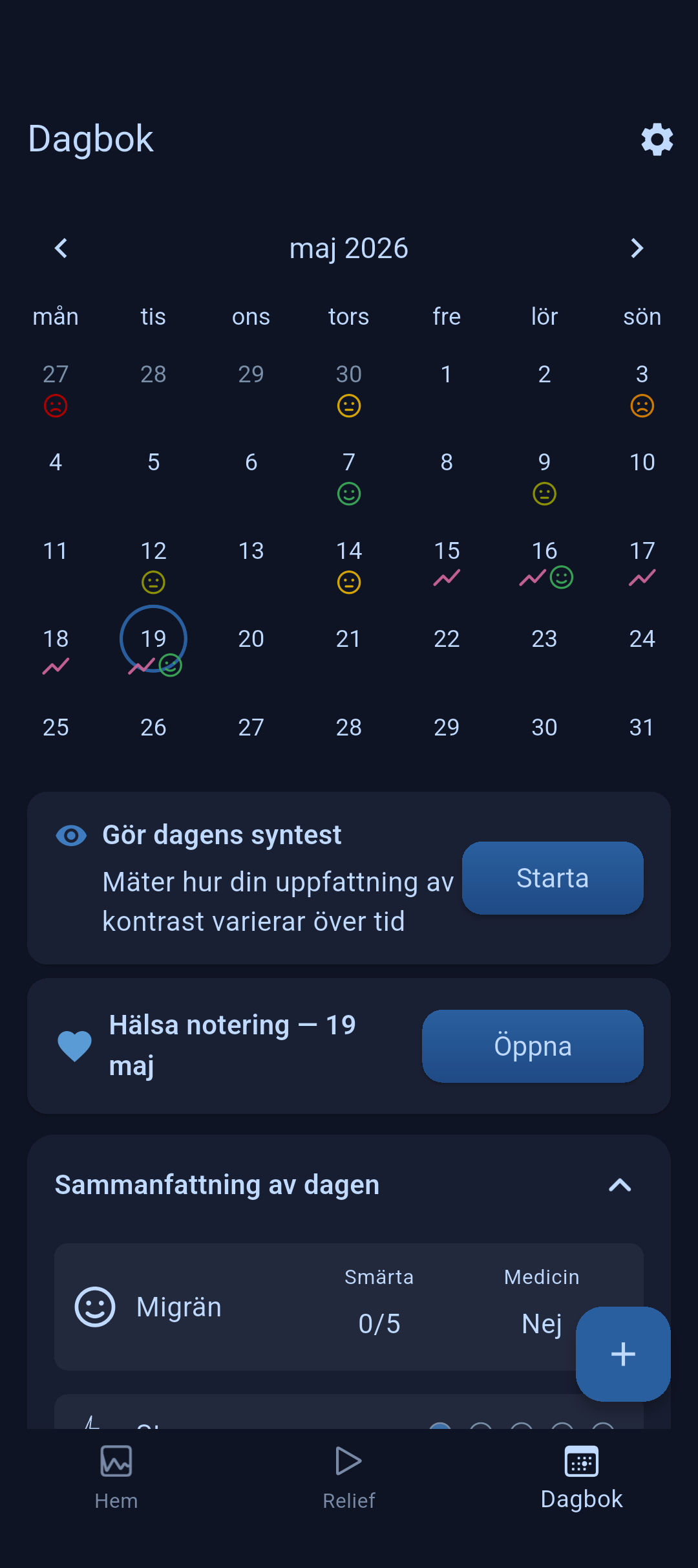 Relief Ahead app screenshot 2